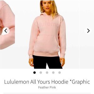 Lululemon all yours hoodie *graphic size 6